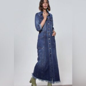 Lori Denim Maxi Dress